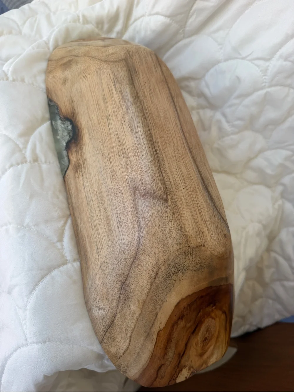 Wooden Bath Caddy - Natural Wood
